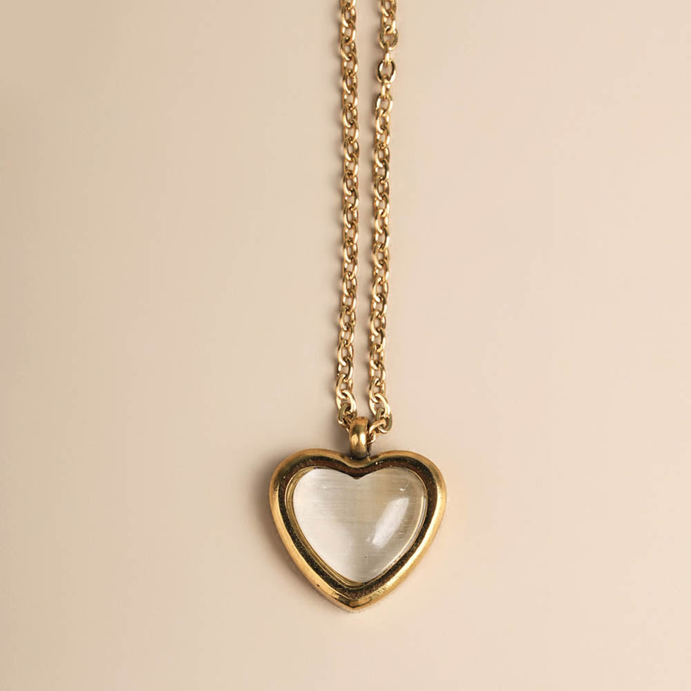 Petite Heart Charm Necklace