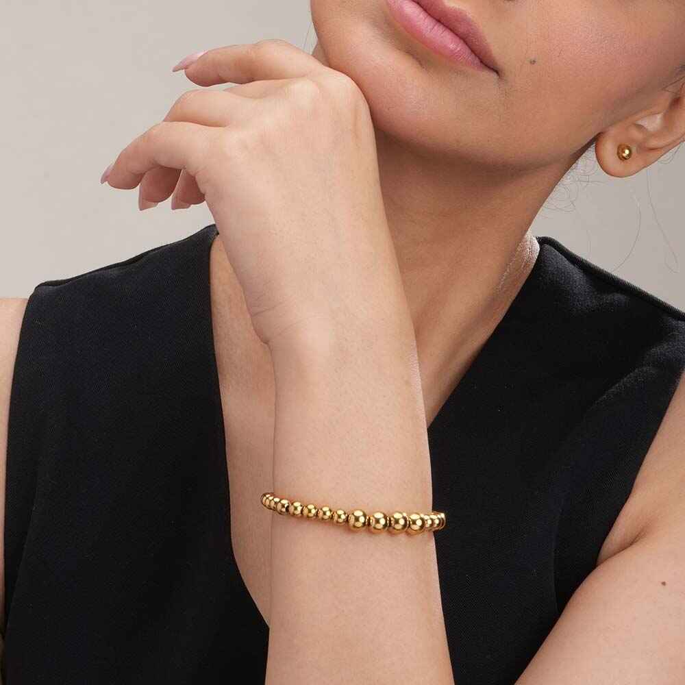 Gold Beaded Bracelet