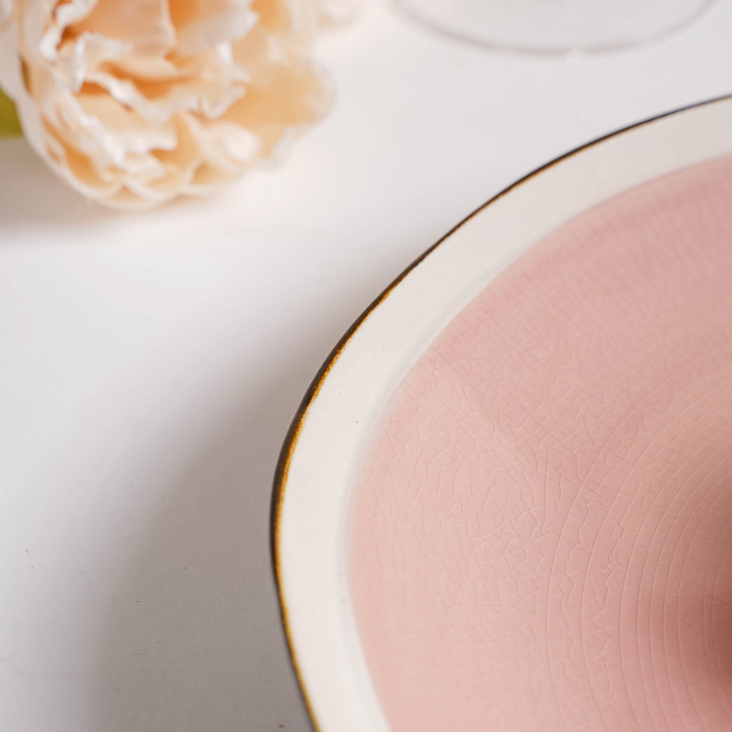 Rosamel Pink Gloss Dinner Plate 10.5 Inch