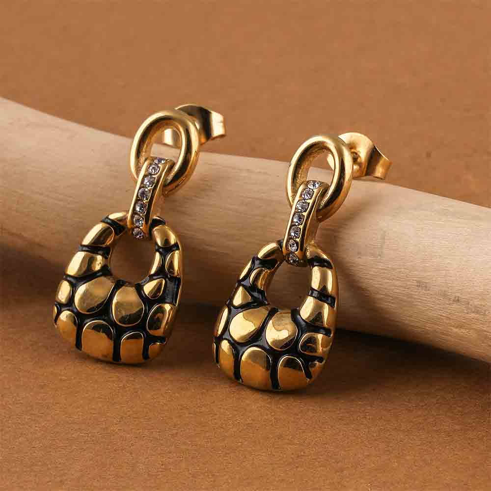 Gilded Mosaic Earrings