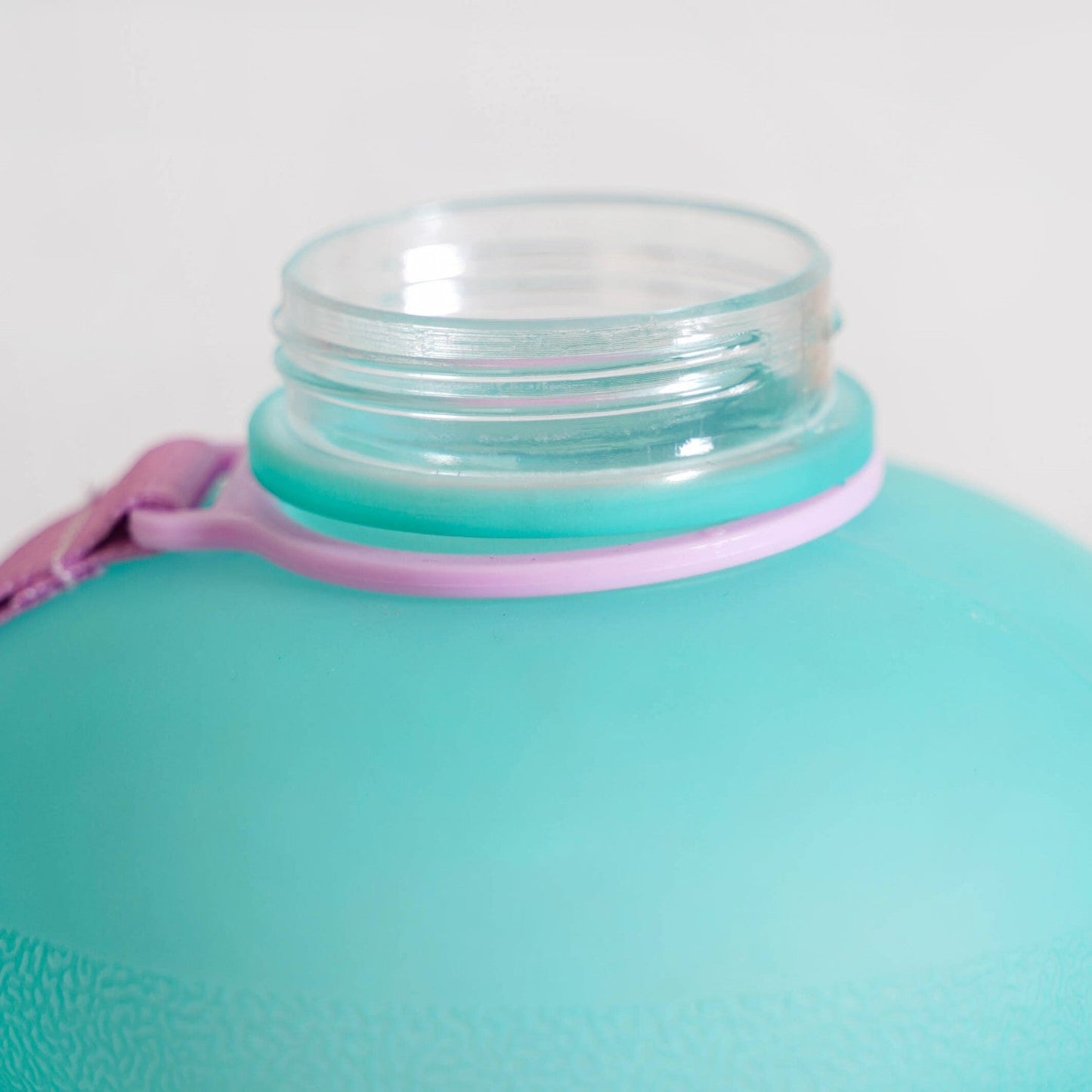 AquaBurst Large Capacity Gym Water Bottle Ombre Pink Turquoise 2200ml