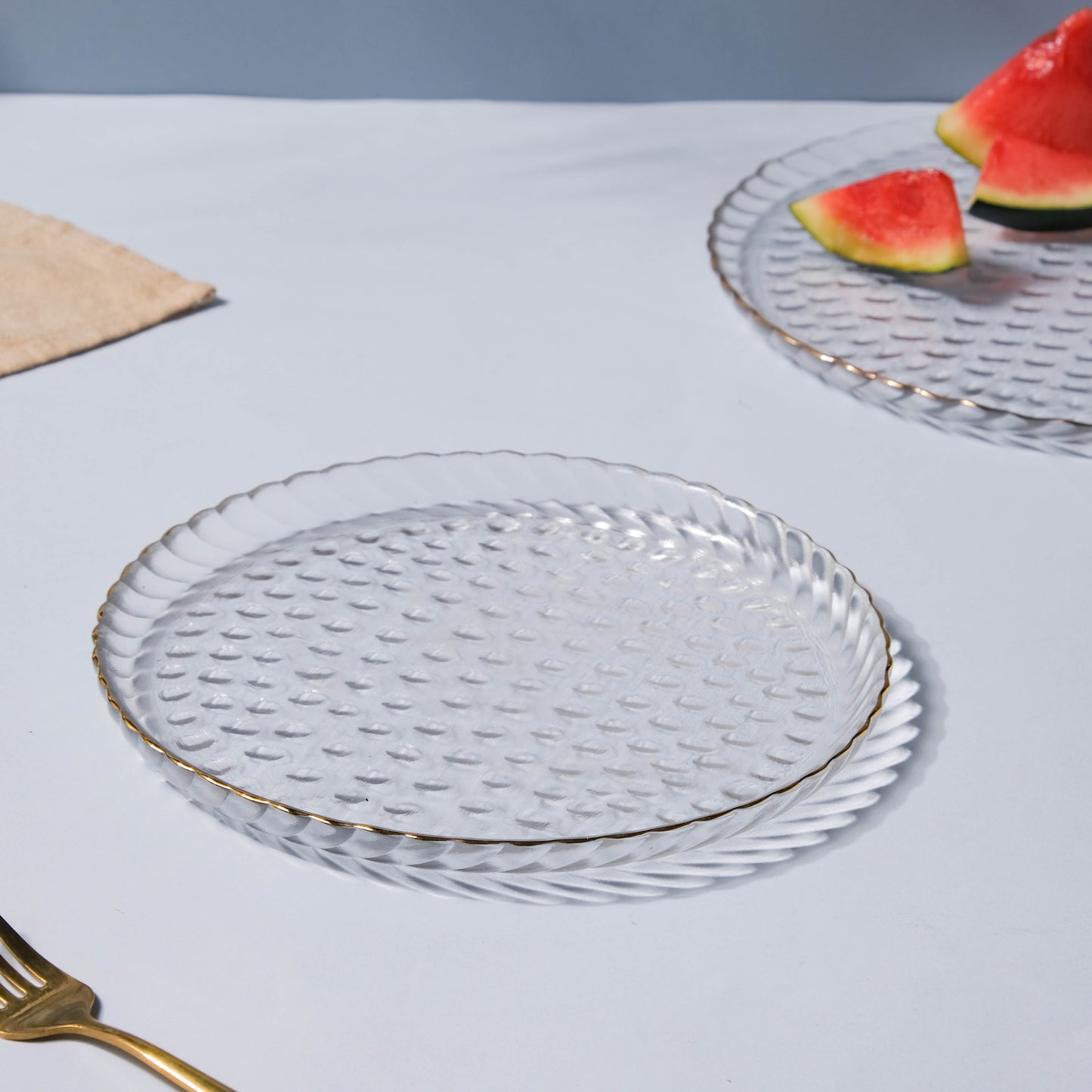 Glass Snack Plate