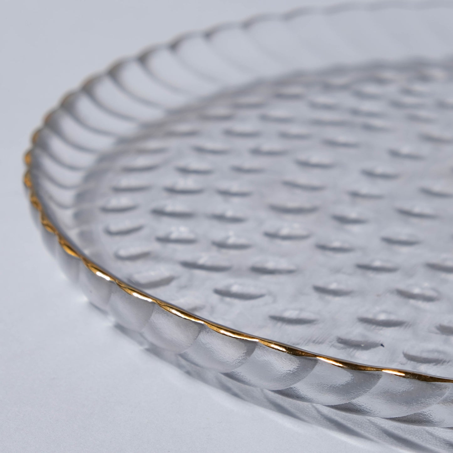 Glass Snack Plate