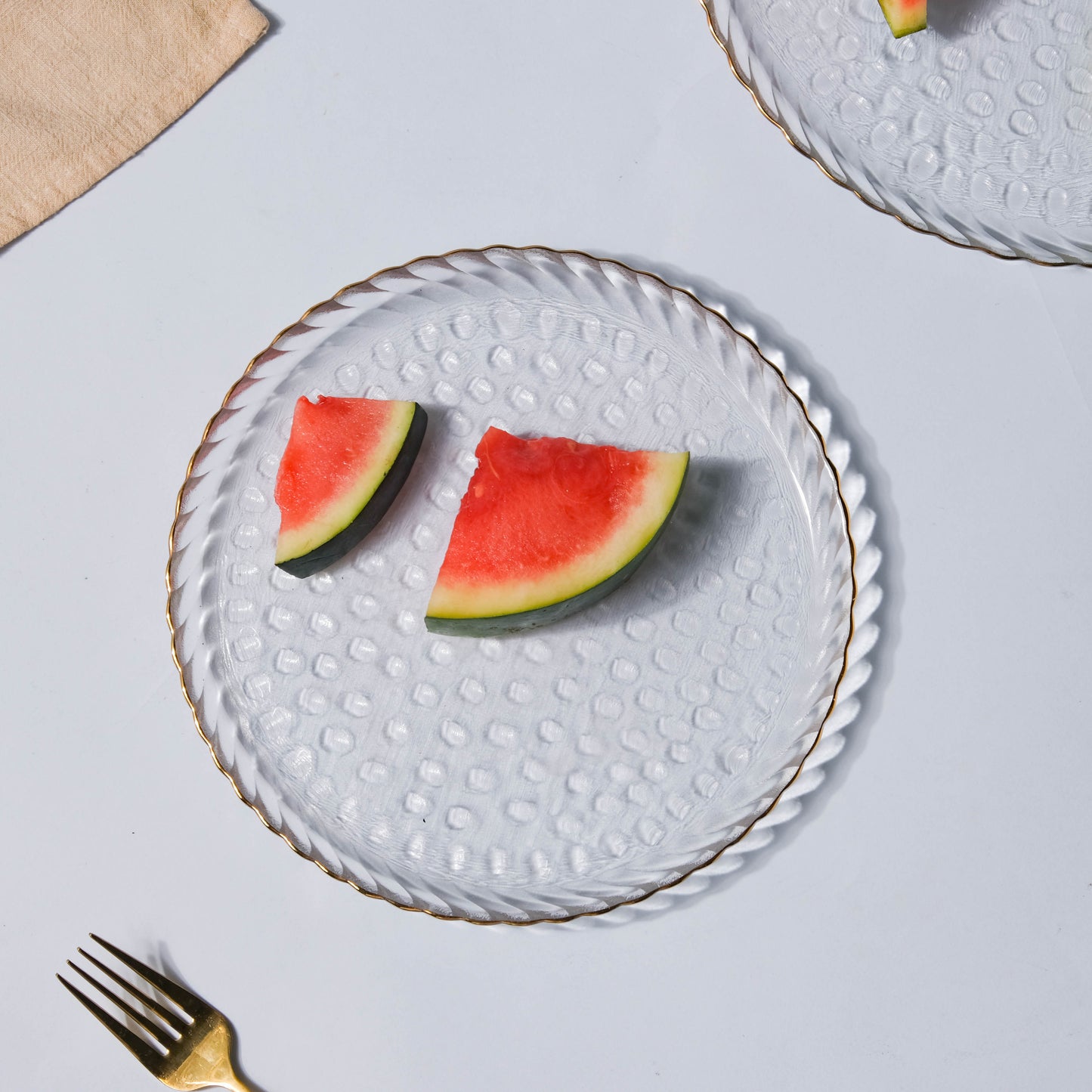 Glass Snack Plate