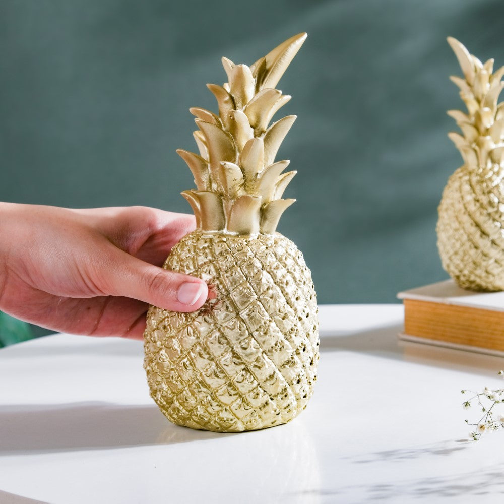 Pineapple Decor Gold Medium