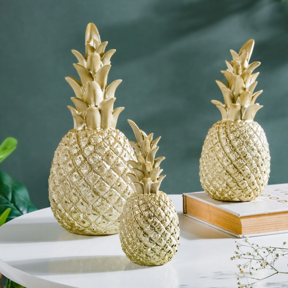 Pineapple Decor Golden Small