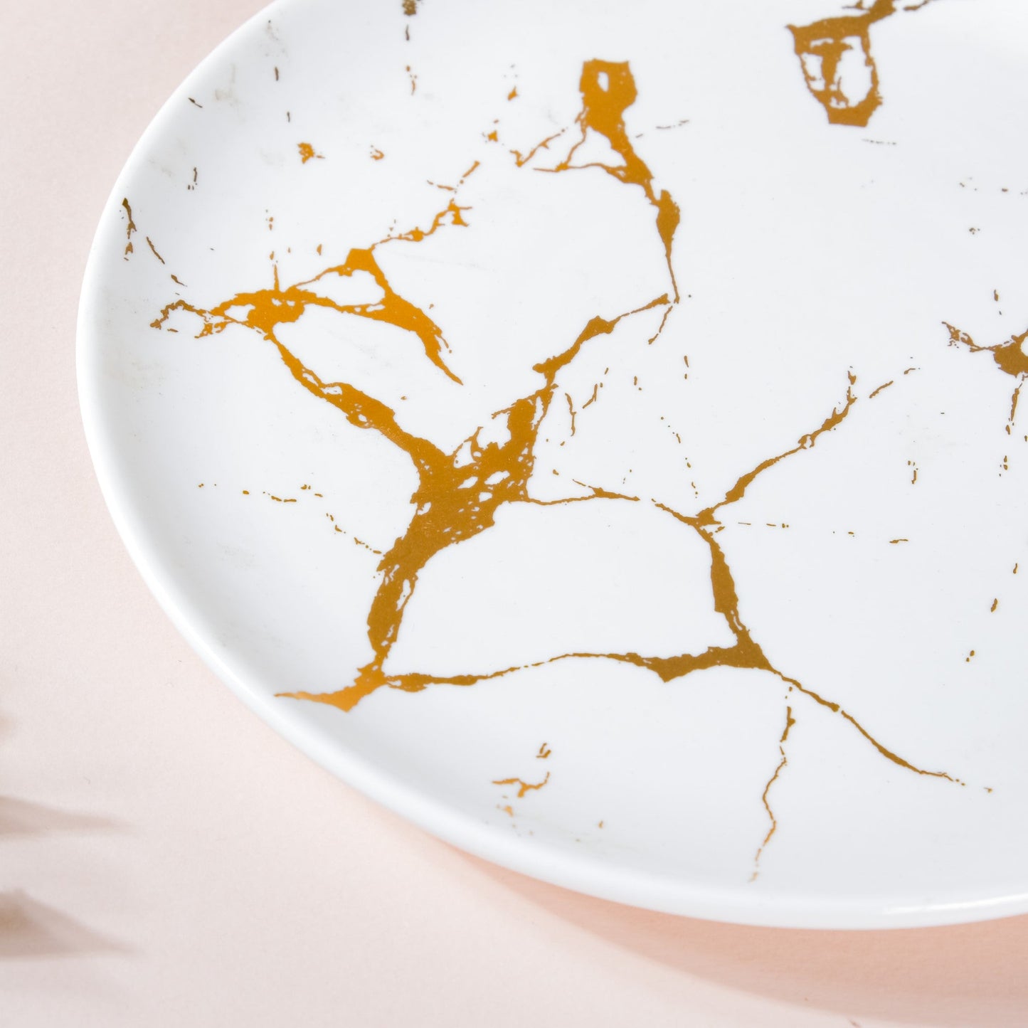 Marble Plate With Handle 11 Inch