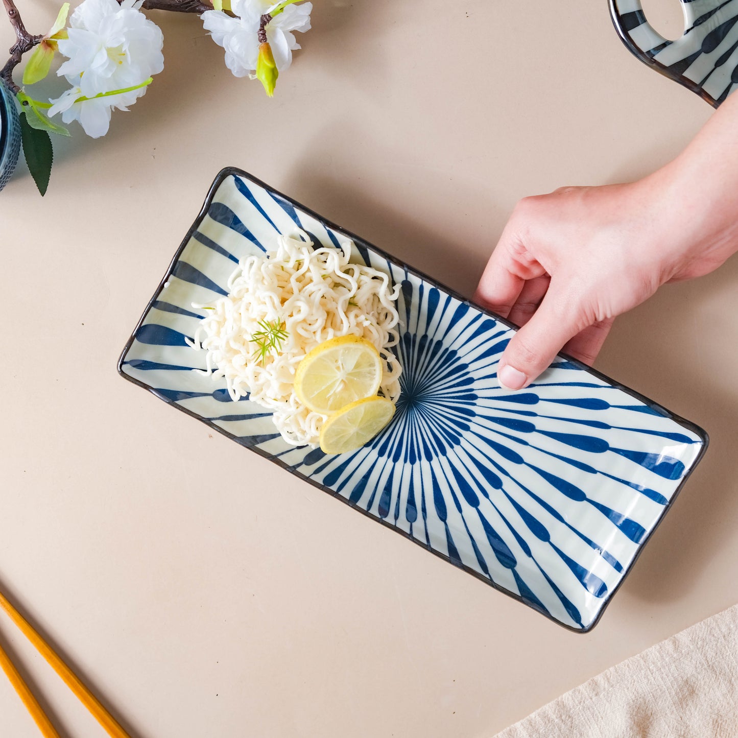 Mizo Long Plate