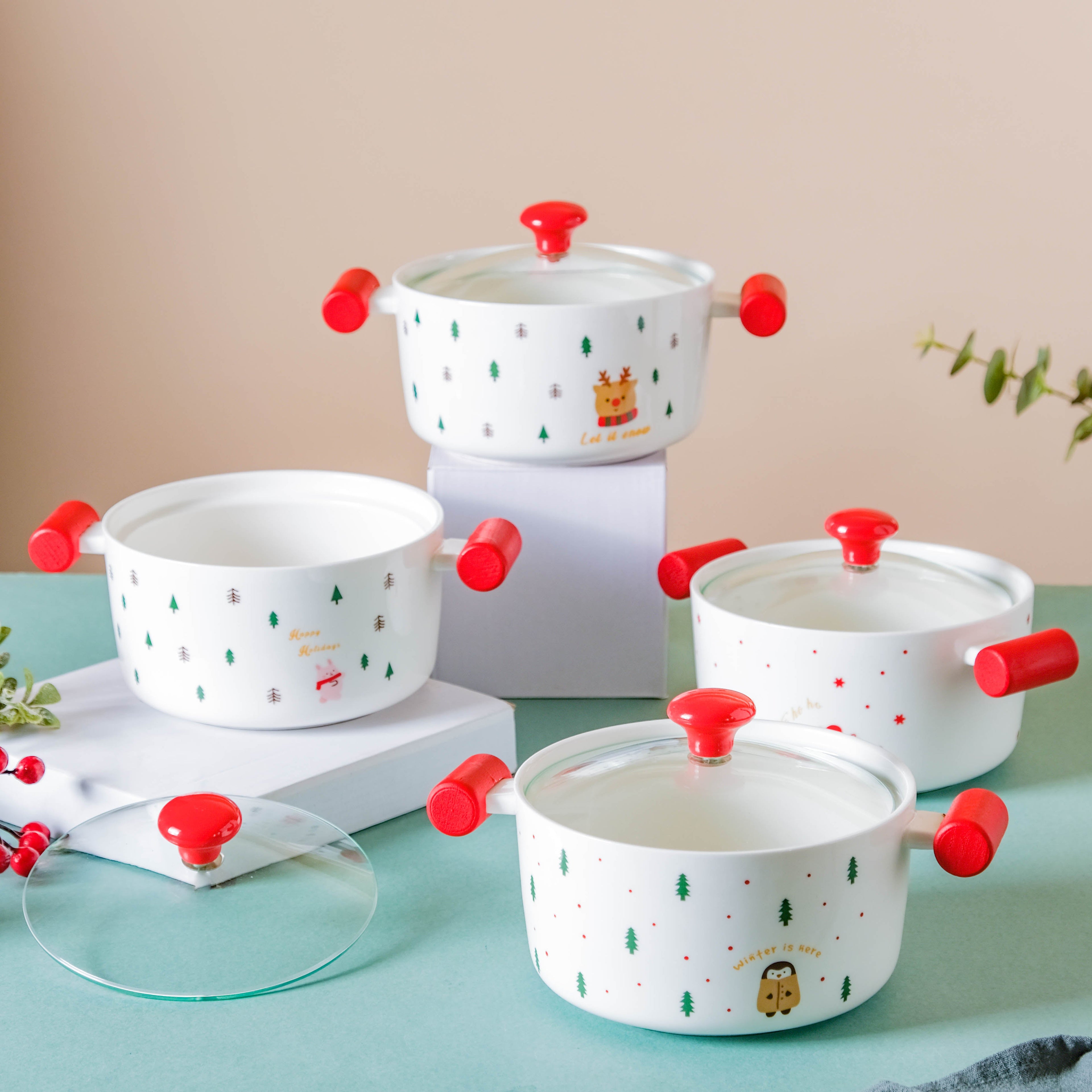 Patterned Bowl With Lid