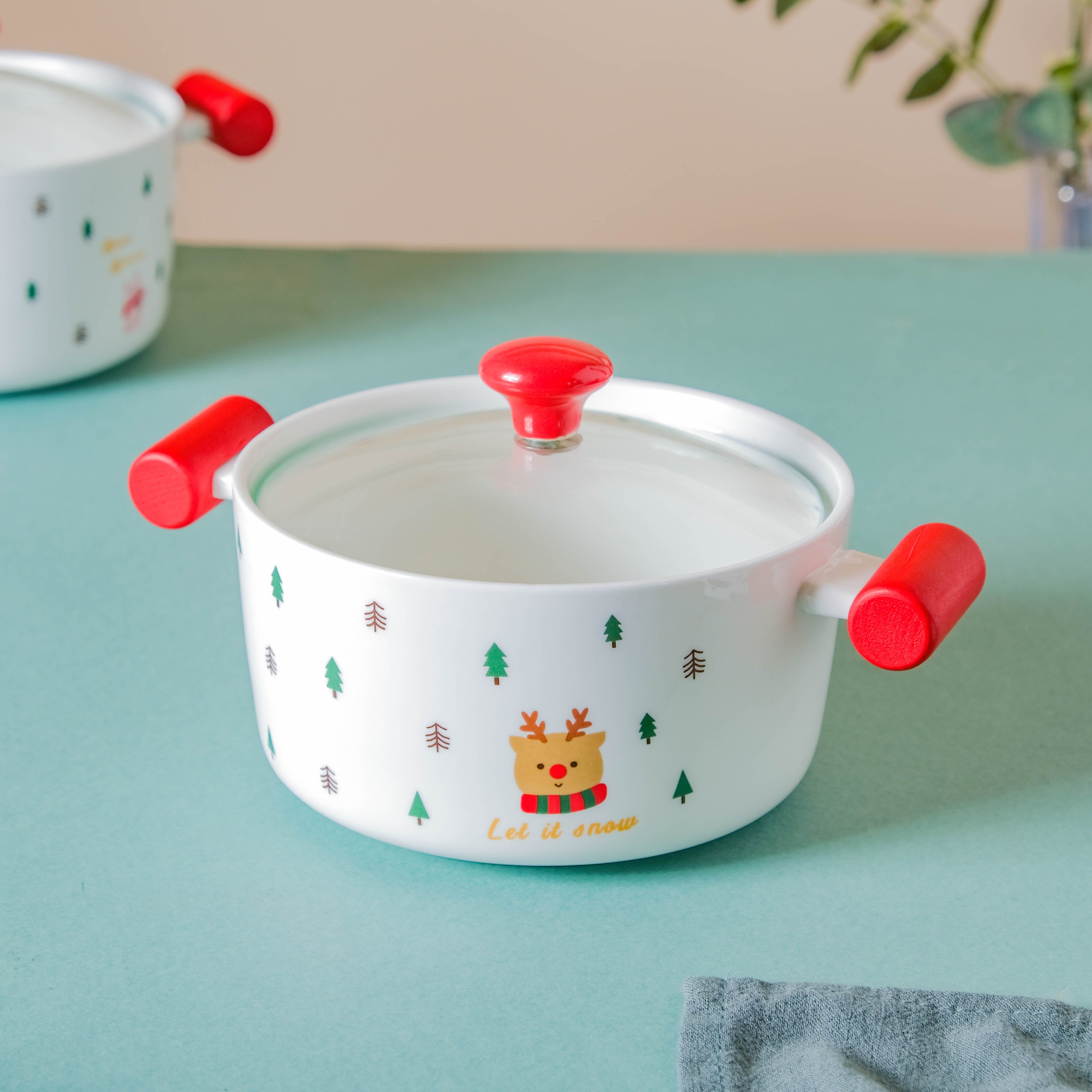 Patterned Bowl With Lid