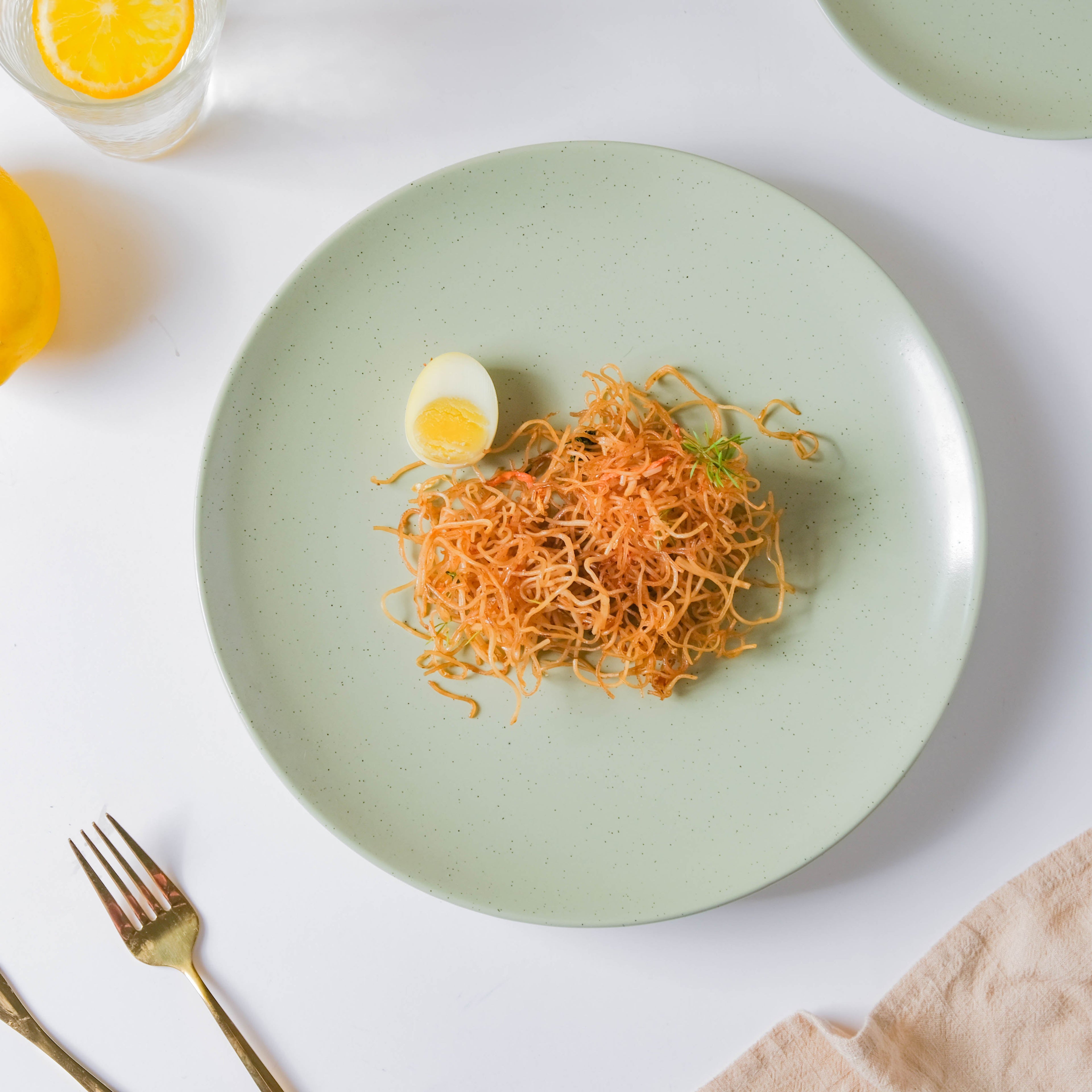 Pixie Glaze Dinner Plate Green 11 Inch