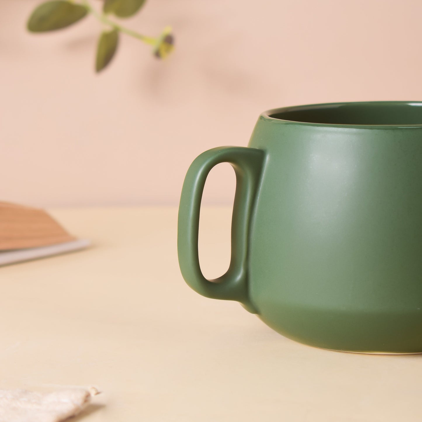 Bottle Green Round Cup 350 ml