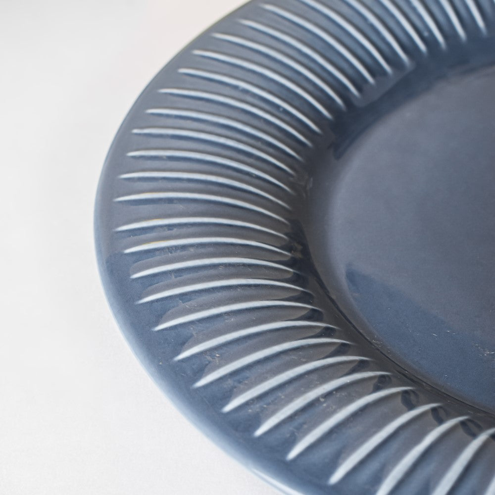 Royal Dinner Plate Greyish Blue Large 9.5 Inch