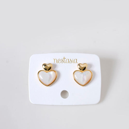 Delicate Hearts Stud Earrings