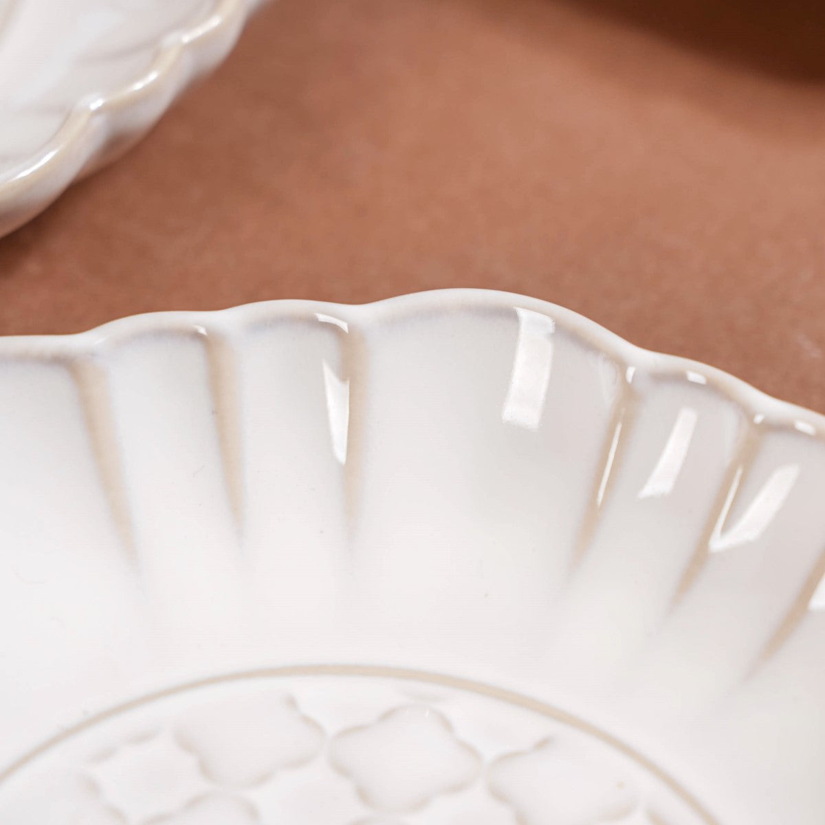 Ivory Dessert Plate Set Of 4 6 Inch
