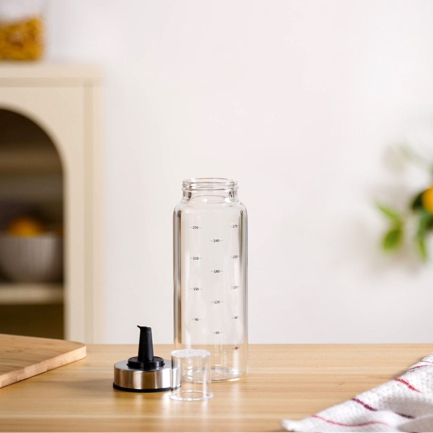 Glass Oil And Vinegar Dispenser Bottle Set of 2 300ml