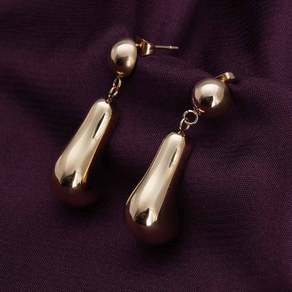 Hollow Teardrop Earrings