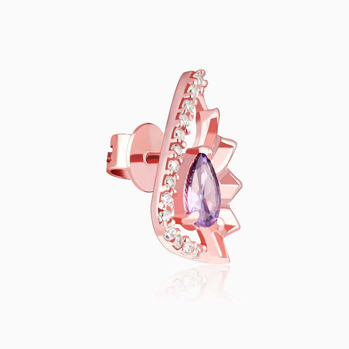 Rose Gold Notre Dame Earrings