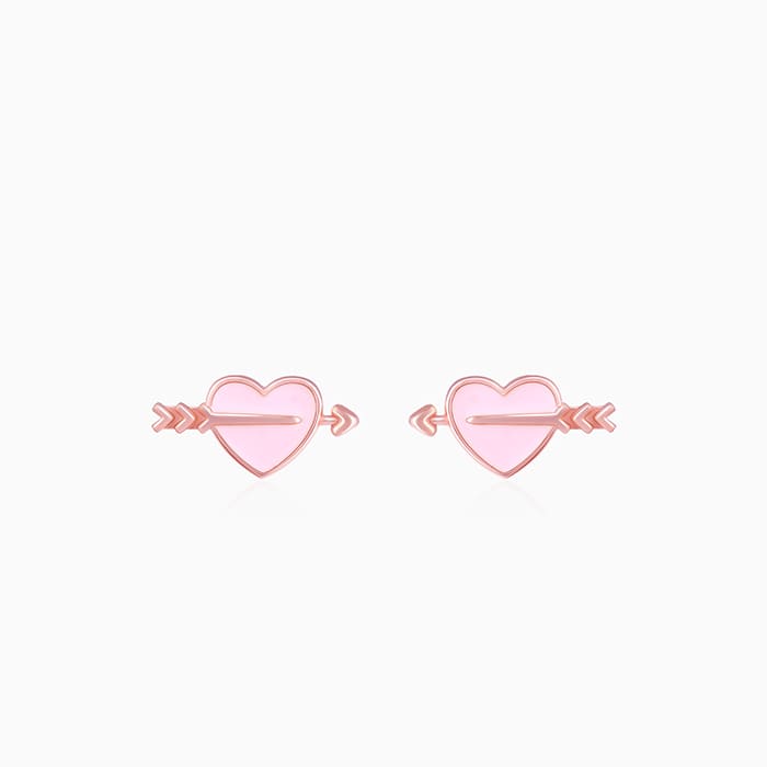 Rose Gold Romantic Rapture Stud Earrings