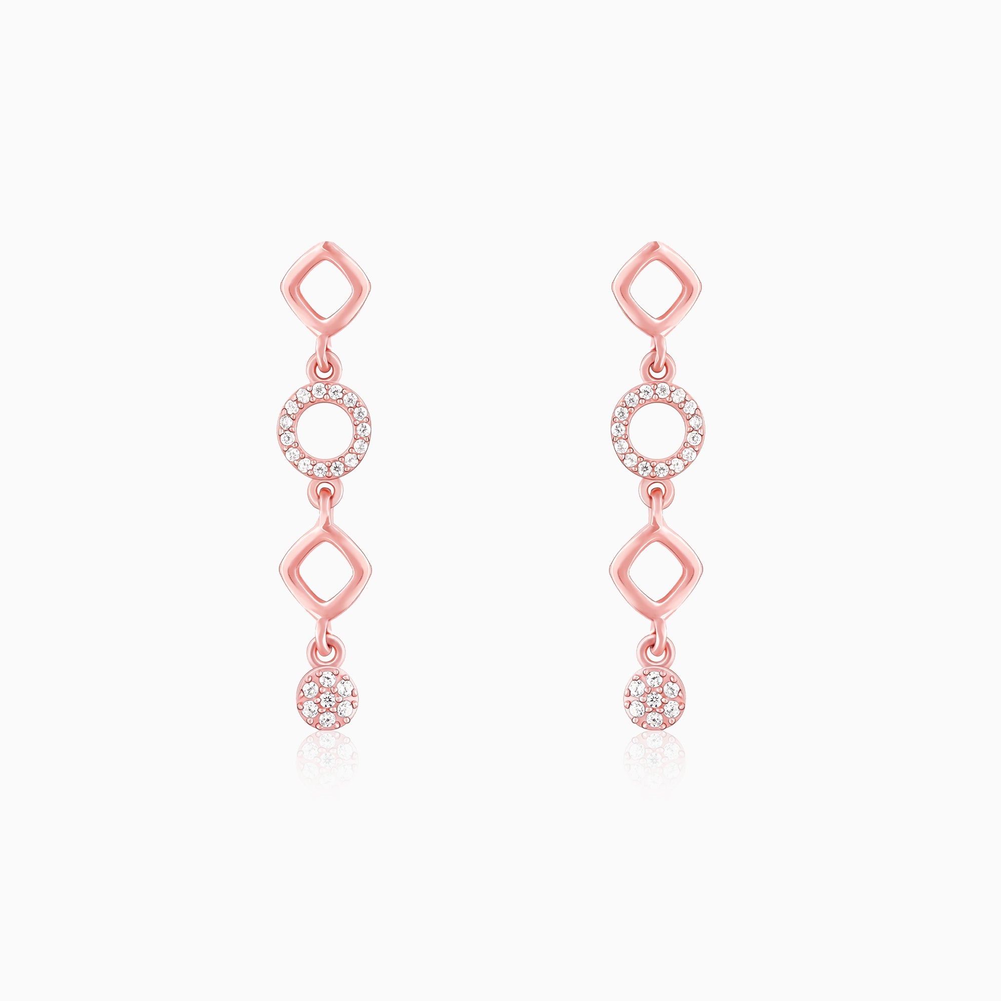 Anushka Sharma Rose Gold Queen Of Dreams Earrings