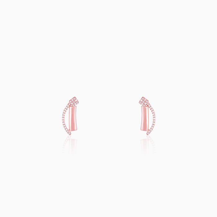 Rose Gold Hope And Happiness Earrings