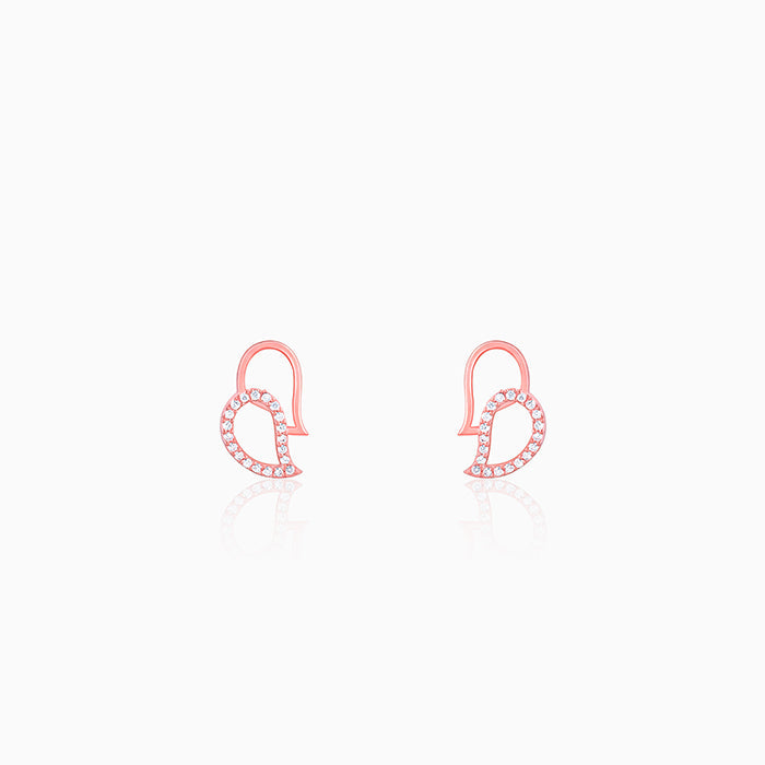 Rose Gold Mango Magic Earrings