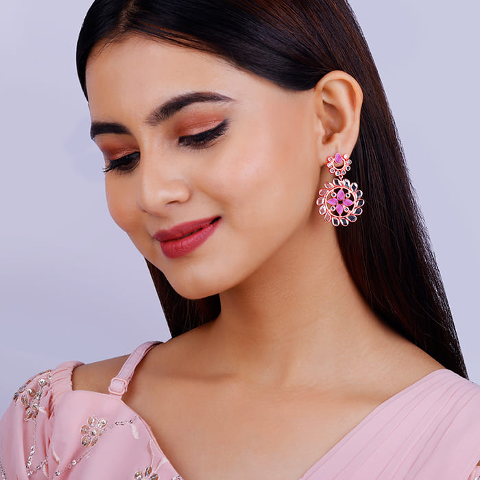 Ghoomar Chandbali Earrings