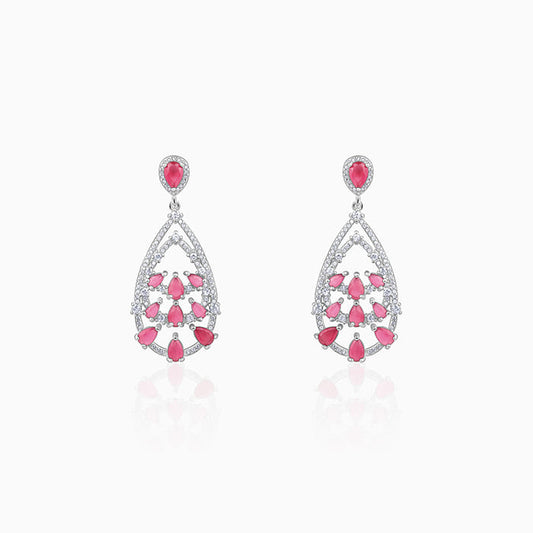 Silver Graceful Drop Earrings