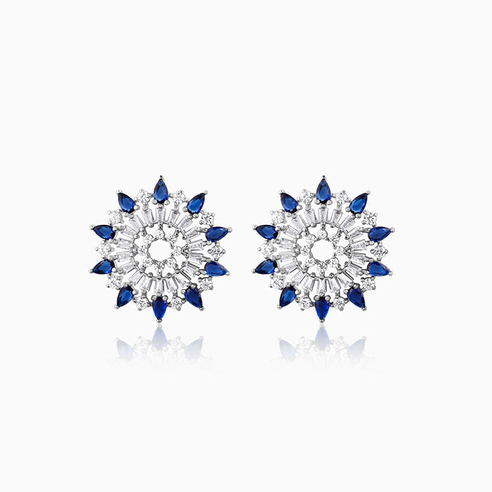 Silver Flourishing Earrings