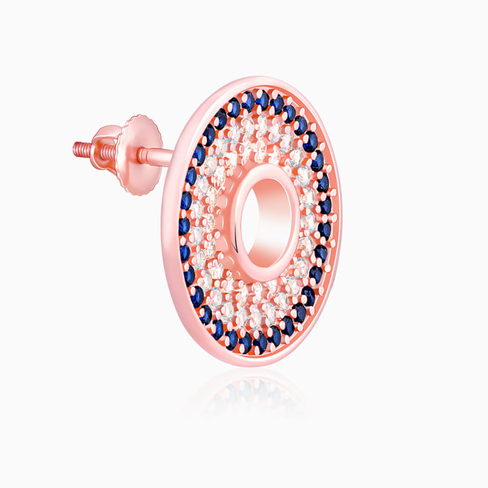 Rose Gold Glittering Joy Earrings
