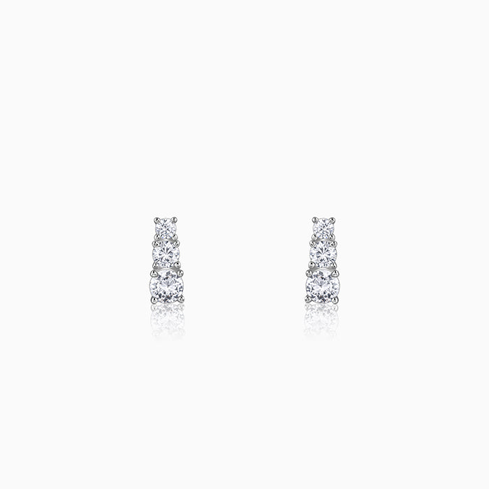 Silver Spark Snazz Earrings