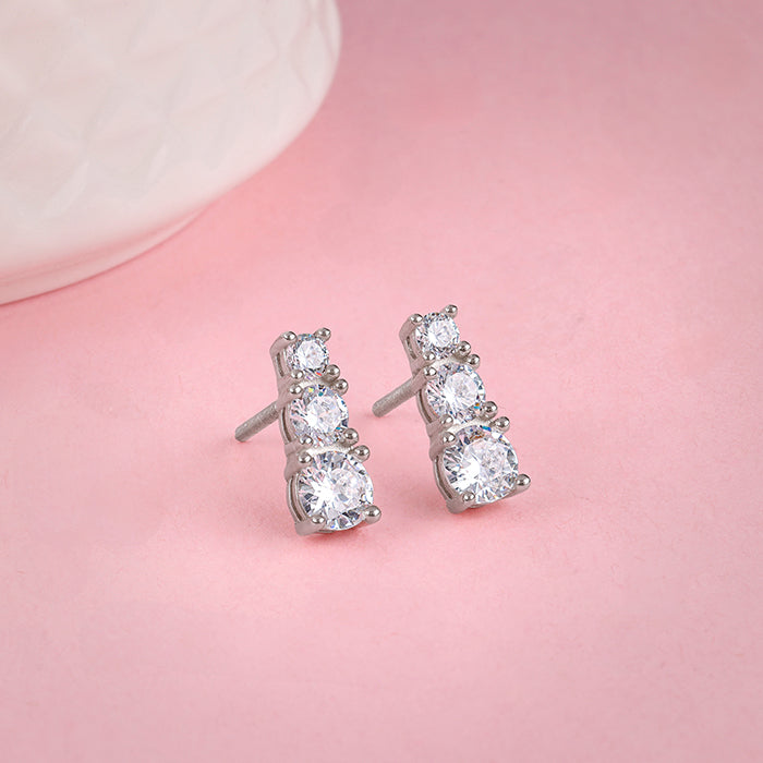 Silver Spark Snazz Earrings