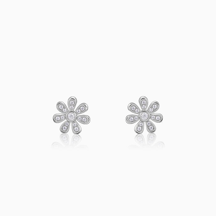 Silver Floret Fun Earrings