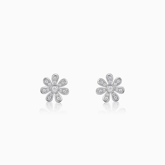 Silver Floret Fun Earrings