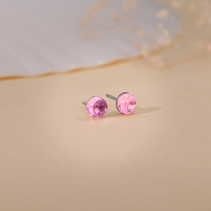 Silver Passion Heart Earrings