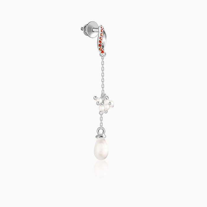 Silver Sekhmet Dangler Earrings
