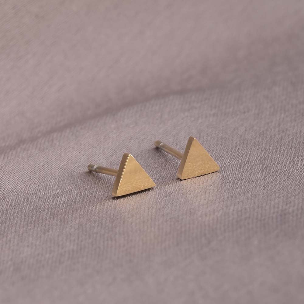 Mini Triangle Stud Earrings