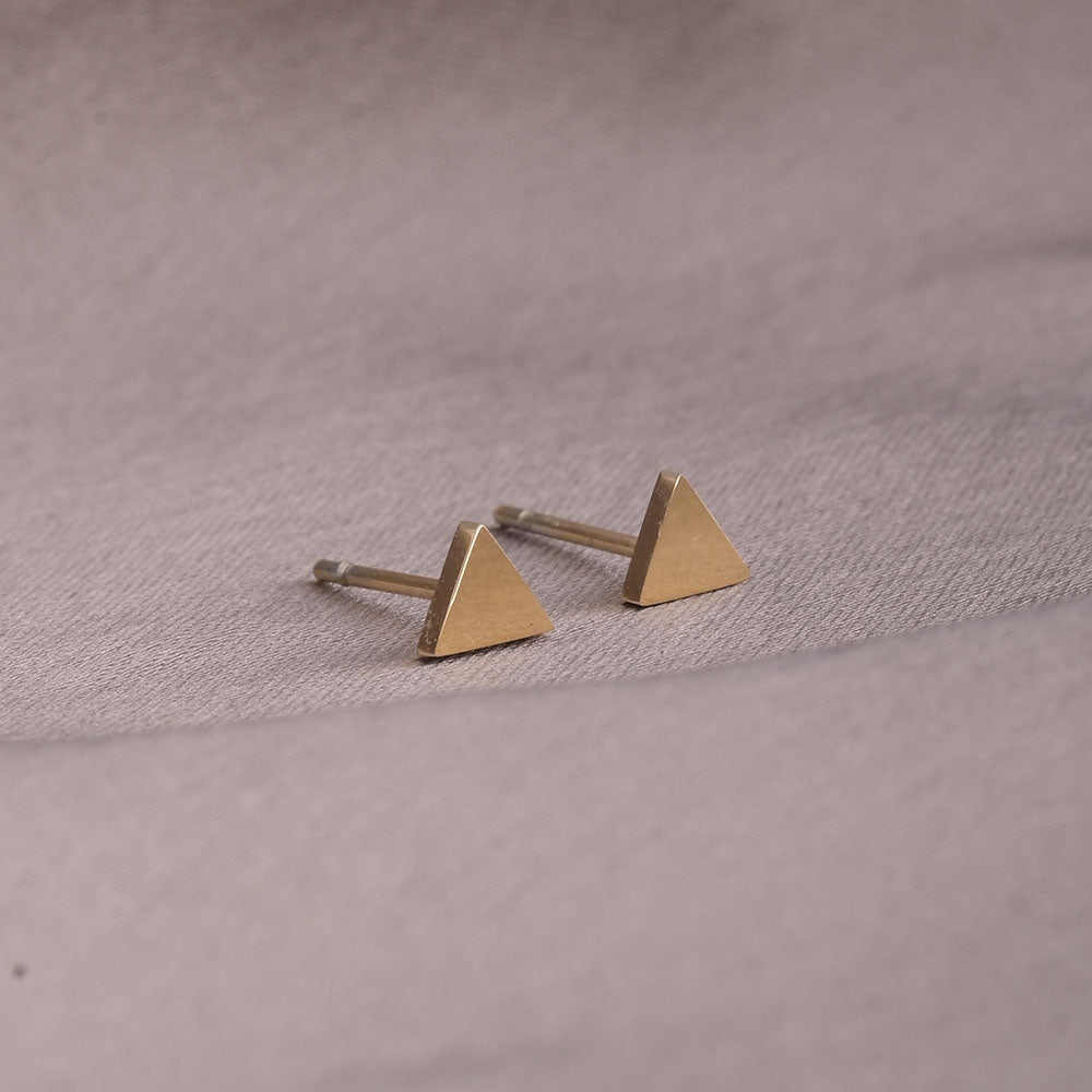 Mini Triangle Stud Earrings