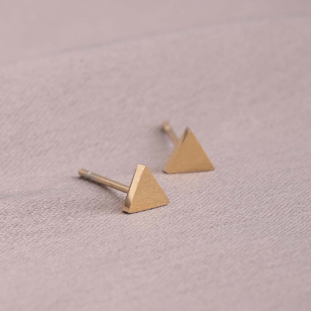 Mini Triangle Stud Earrings