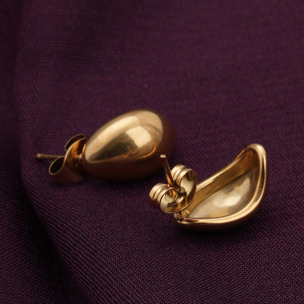 Half Hoops Stud Earrings