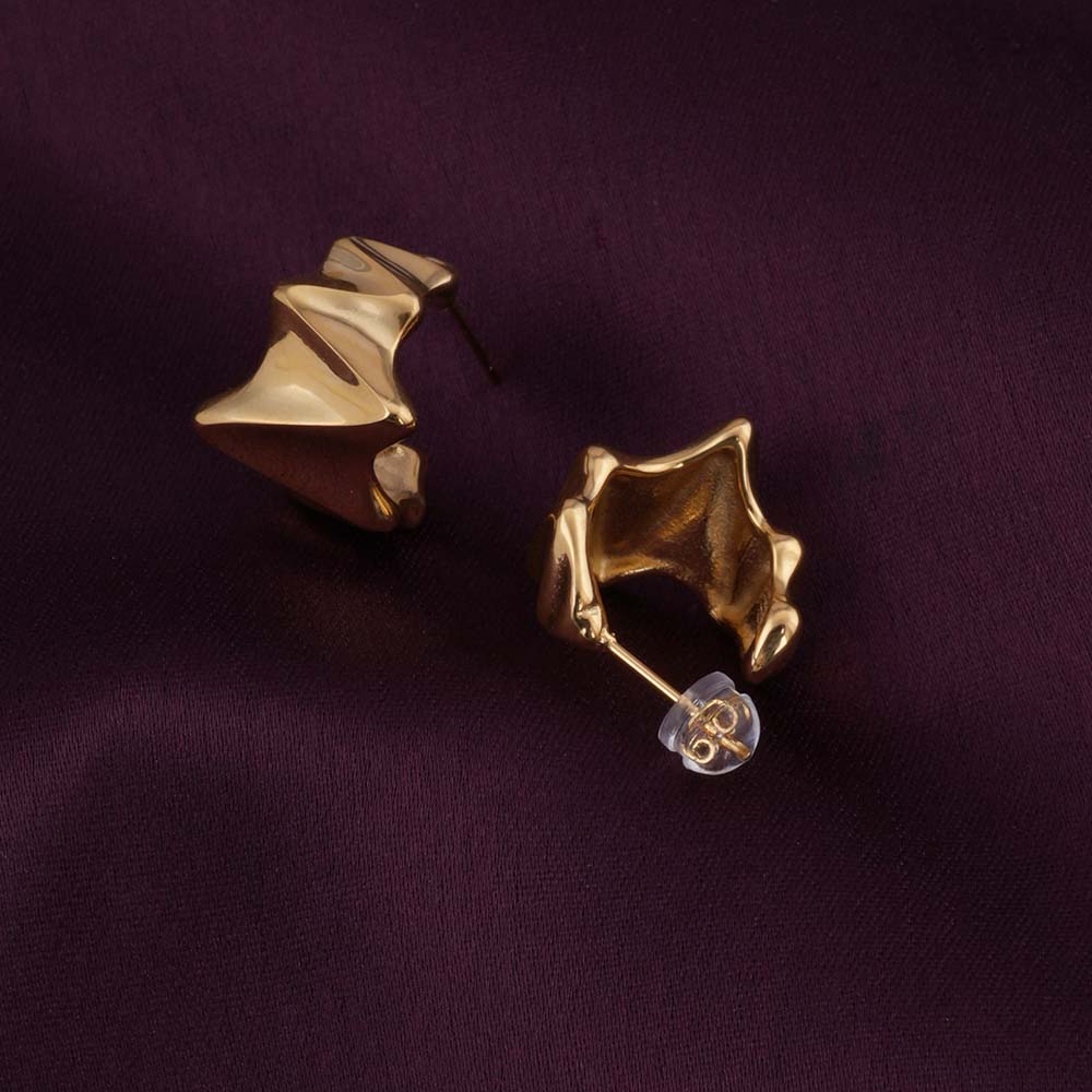 Geometric C Hoop Earrings
