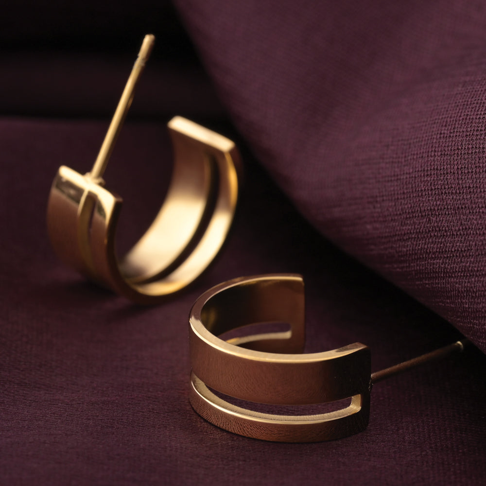 Slot Hoop Earrings
