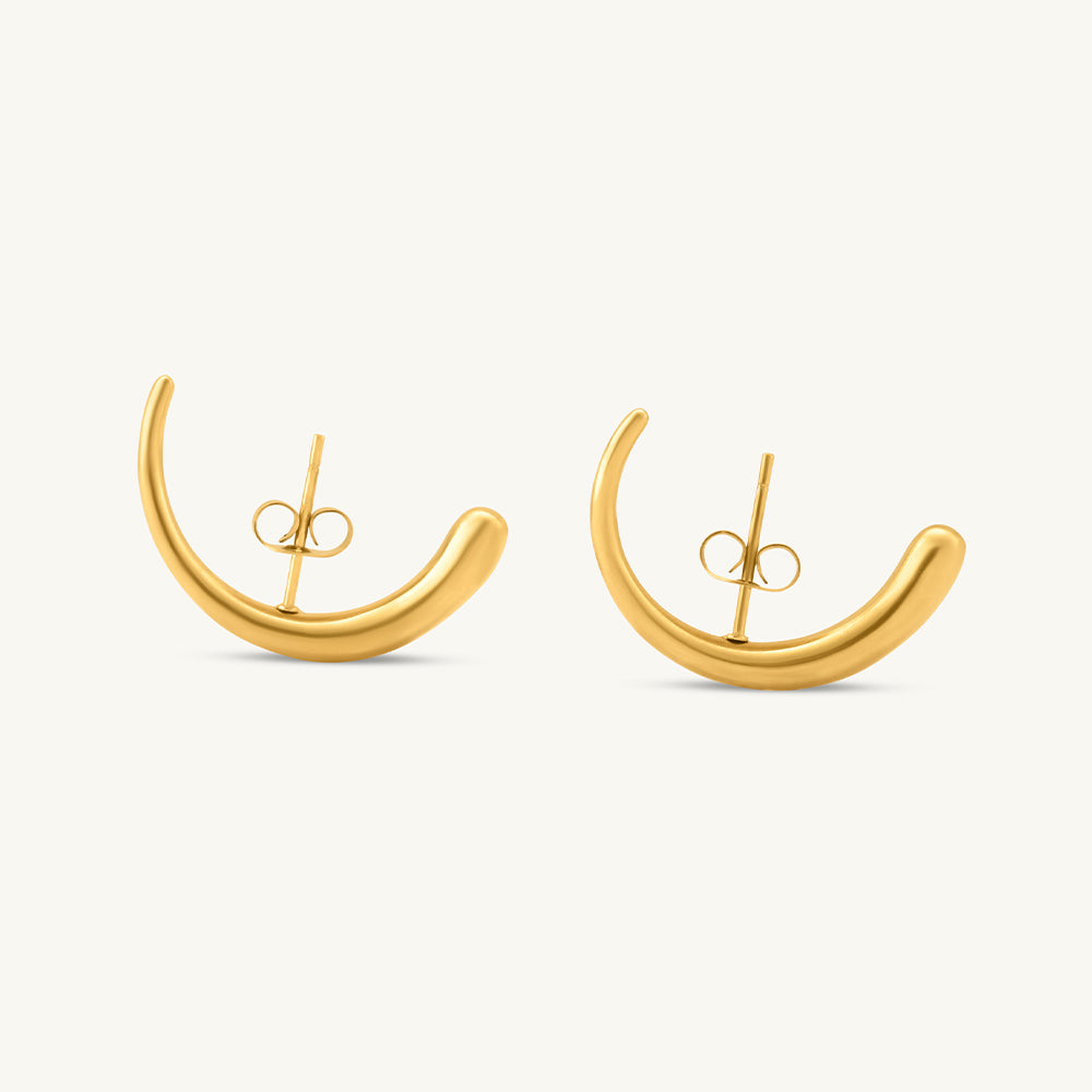 Tapering Lobe Earrings
