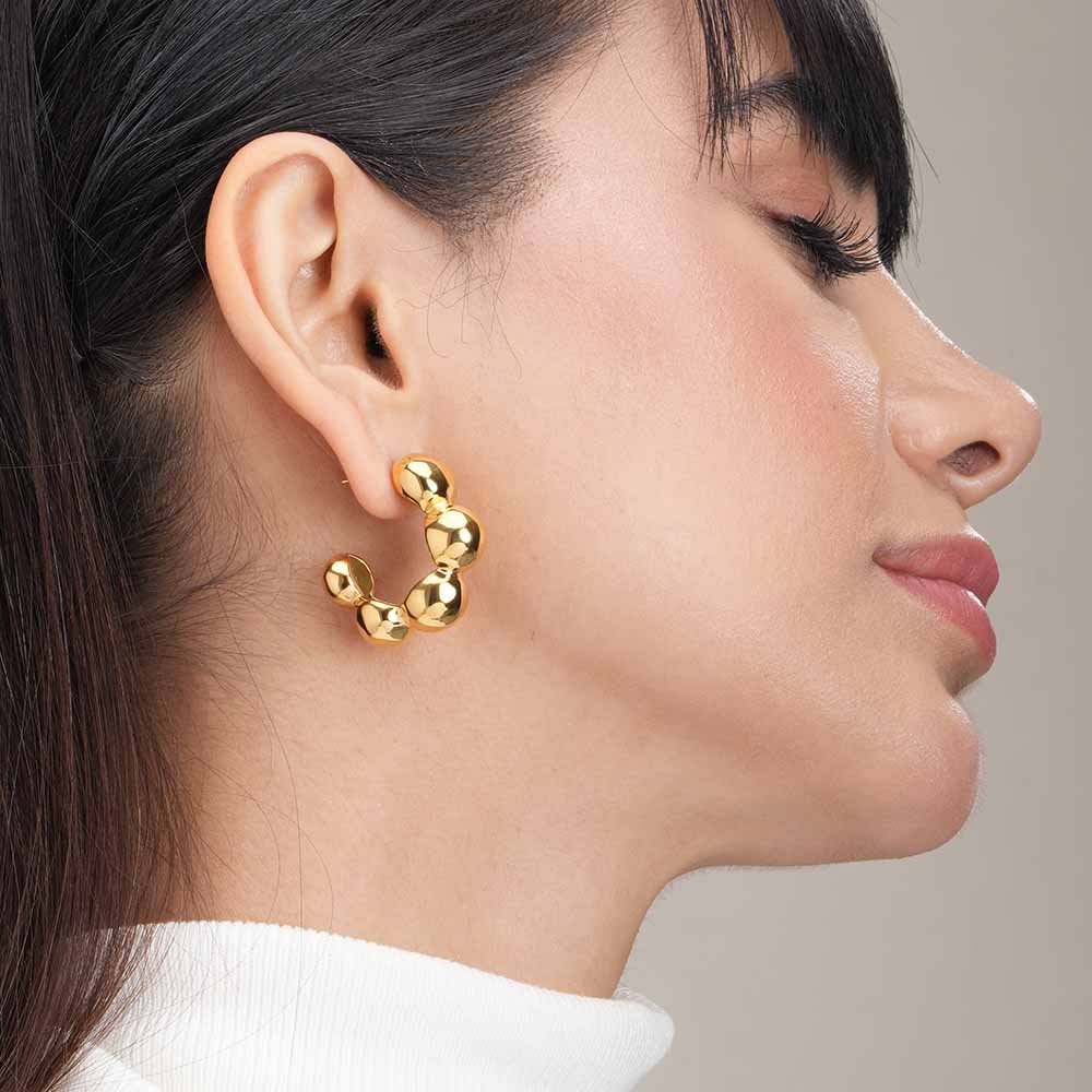 Fusion Hoop Earrings