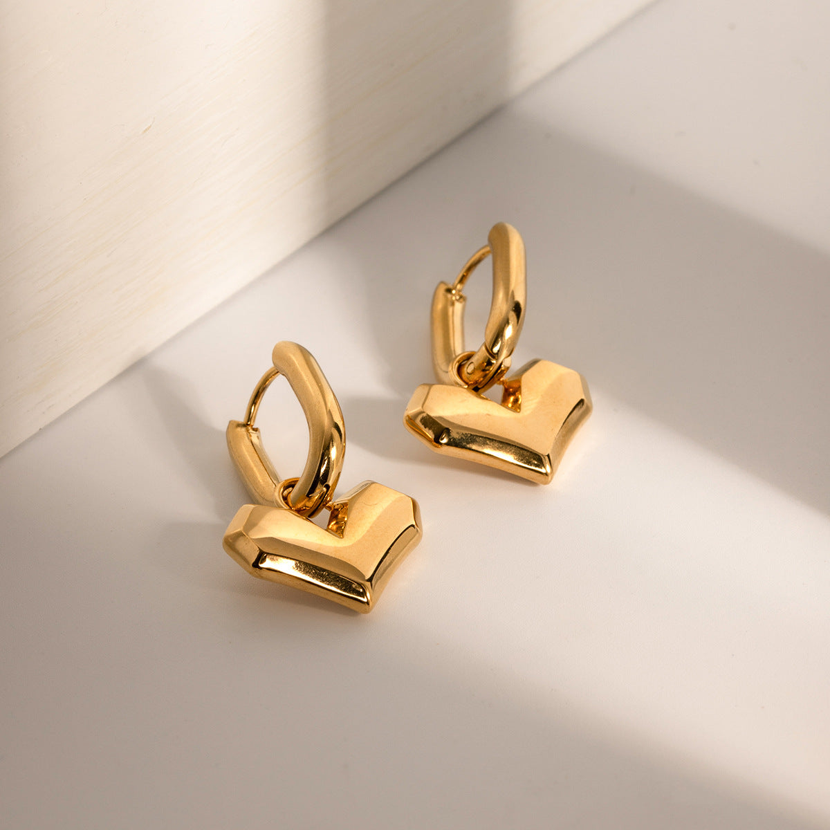 Peripheral Heart Earrings