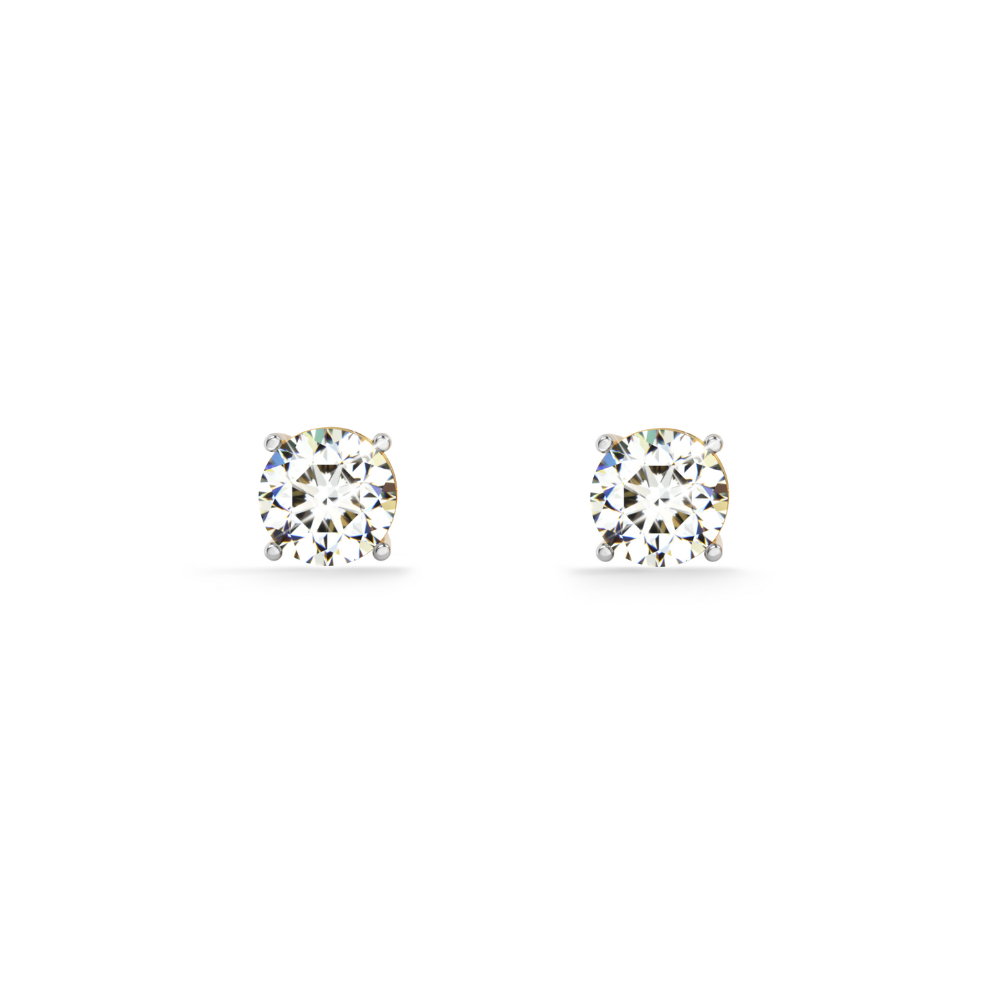 Pure Spark 9KT Gold Lab Grown Diamond Stud Earring