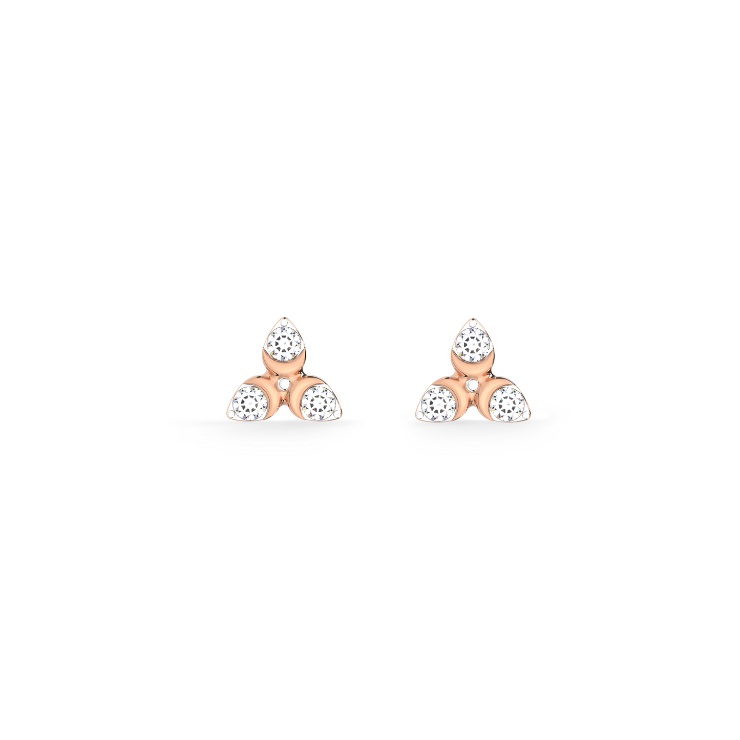 Starcore 9KT Gold Lab Grown Diamond Stud Earring