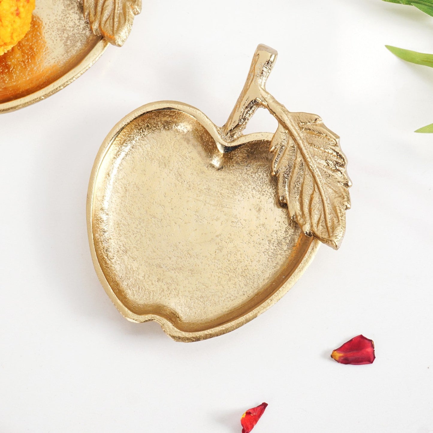 Eden Harvest Shiny Trinket Tray Set Of 2 In Festive Gift Box