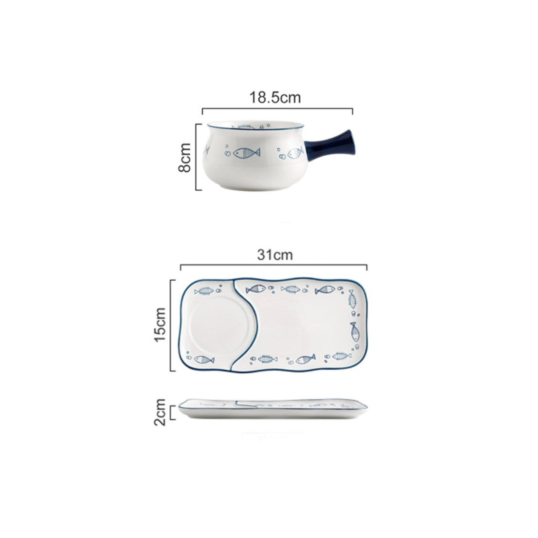 Plate and Bowl Set