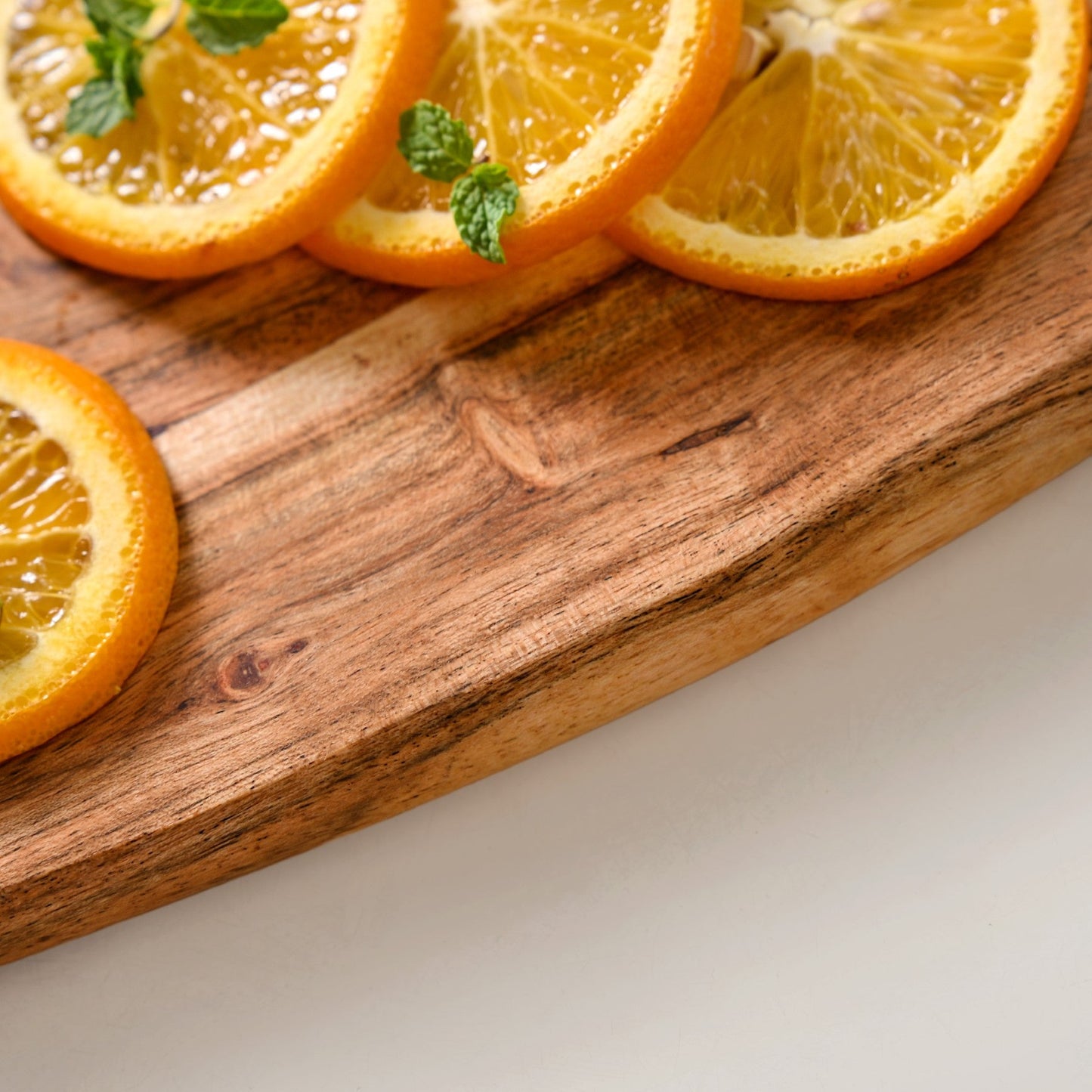 Long Organic Wooden Platter